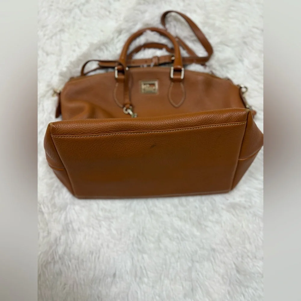 Dooney & Bourke Tan Leather Satchel